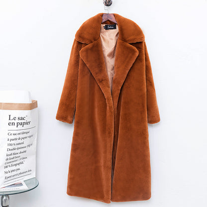 Stylish Rex Rabbit Fur Coats for Teens in Winter