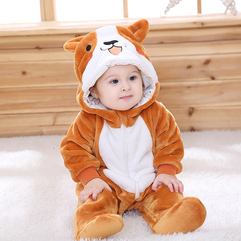 Stylish Qi Le Rabbit Baby Rompers for Boys and Girls