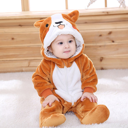 Stylish Qi Le Rabbit Baby Rompers for Boys and Girls