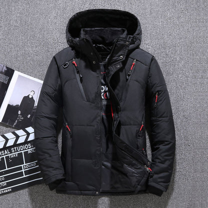 Men's Short Goose Down Jackets for Everyday Style