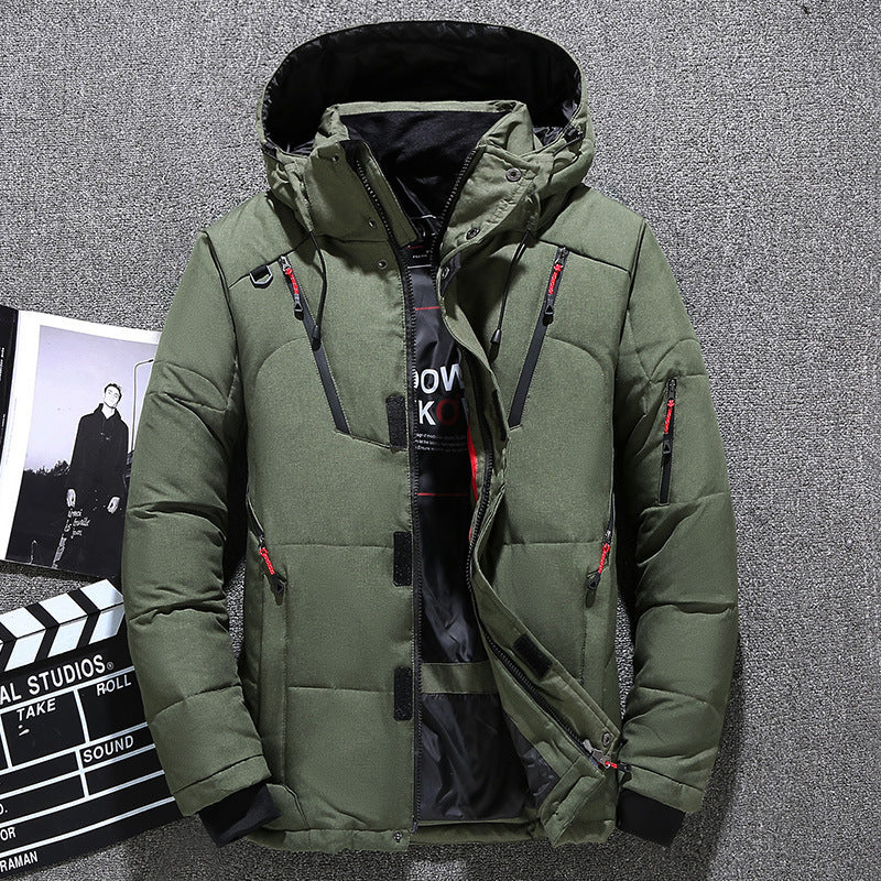 Men's Short Goose Down Jackets for Everyday Style