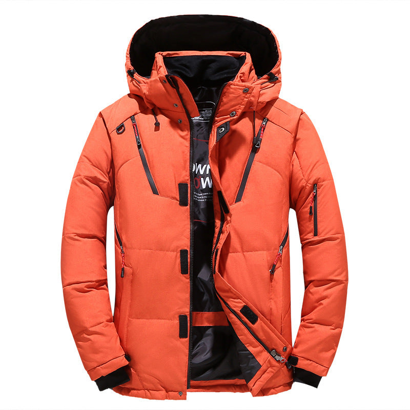 Men's Short Goose Down Jackets for Everyday Style