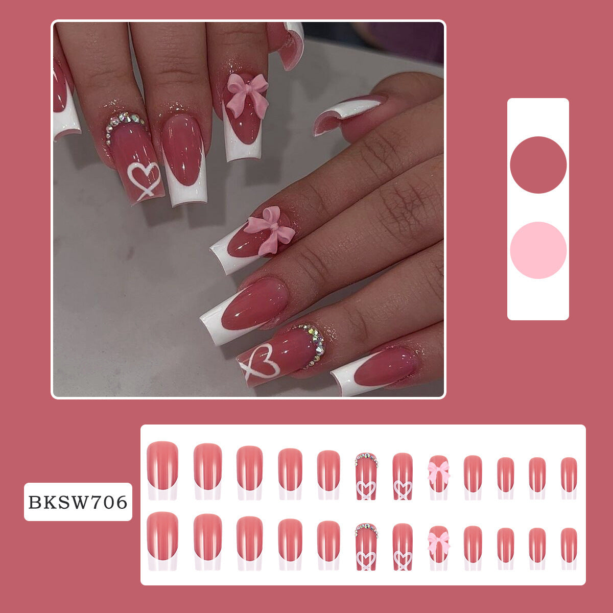 Trendy European and American Ins-Style Wear-On Nails