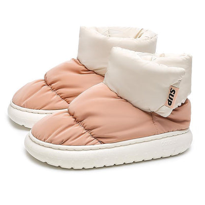 Cozy Wrapped Cotton Slippers for Women: Winter Comfort