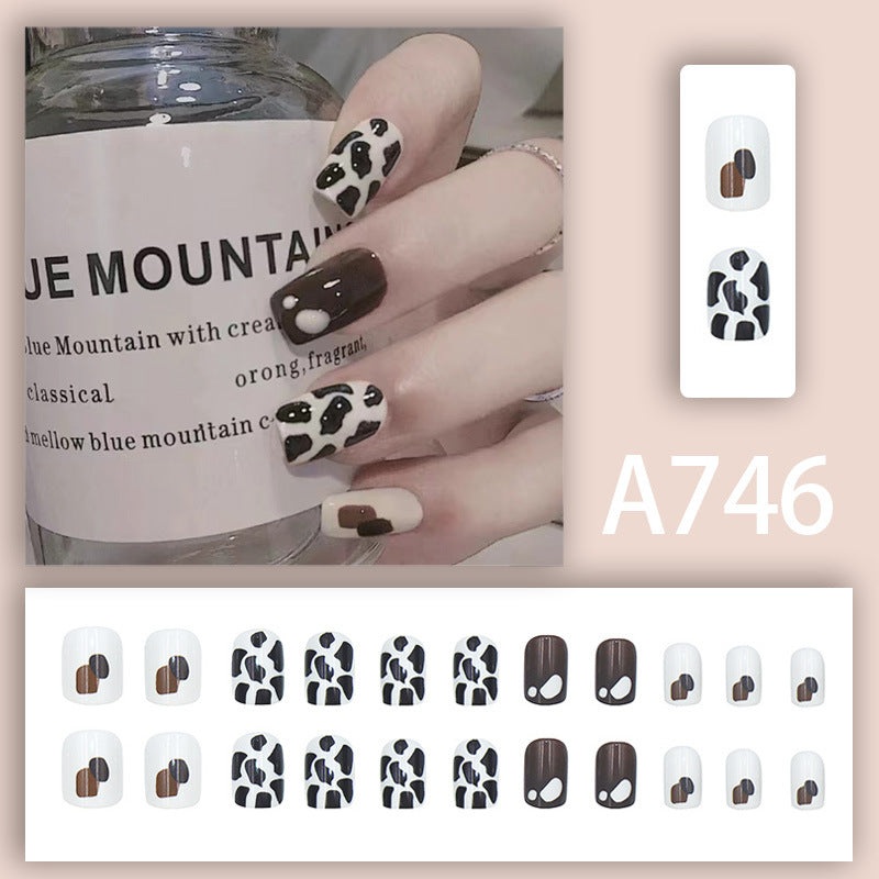 Fresh French Flower Manicure with Ice and Transparent Stars