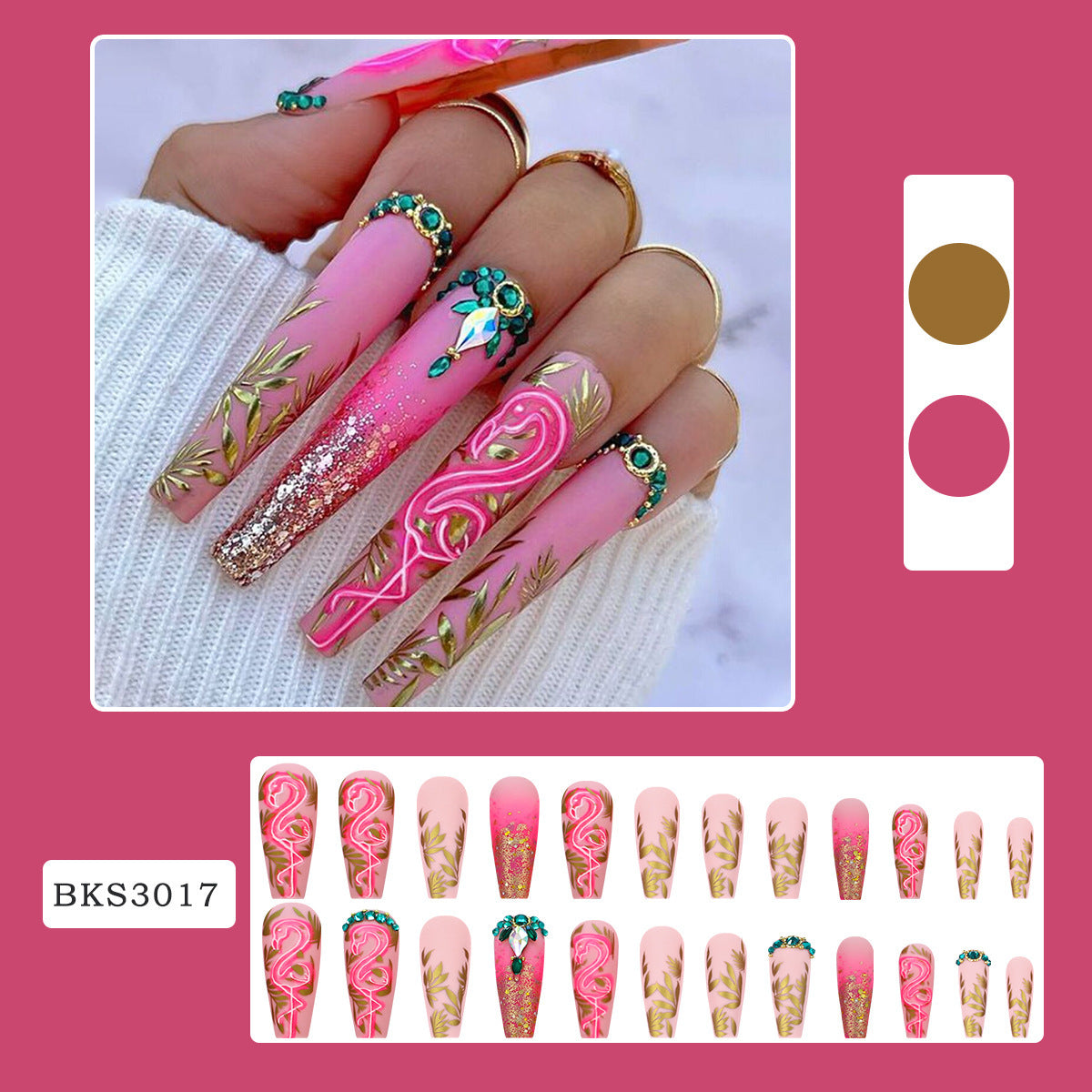 Trendy European and American Ins-Style Wear-On Nails