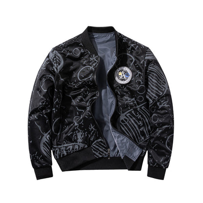 NASA double-sided men's casual sports jacket