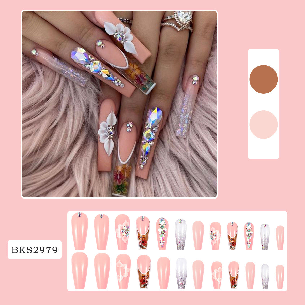 Trendy European and American Ins-Style Wear-On Nails