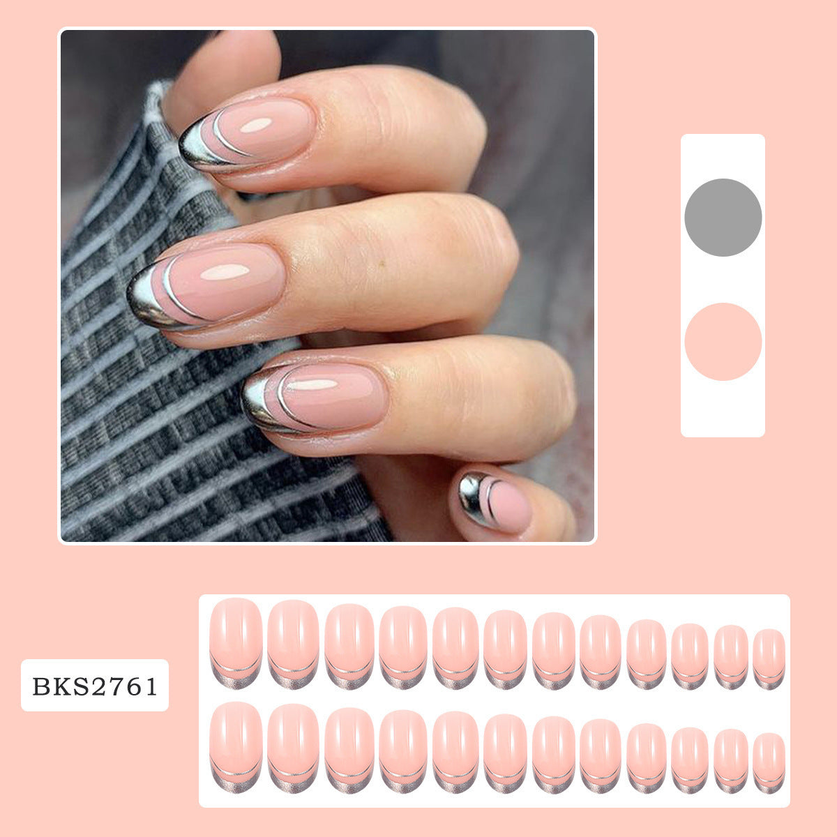 Trendy European and American Ins-Style Wear-On Nails