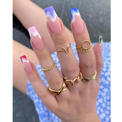 Trendy European and American Ins-Style Wear-On Nails