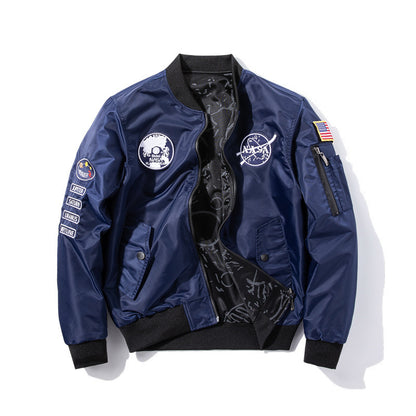 NASA double-sided men's casual sports jacket