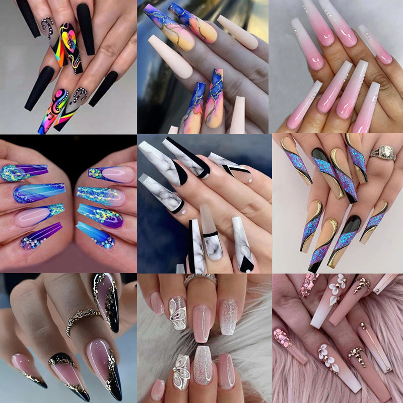 Trendy European and American Ins-Style Wear-On Nails